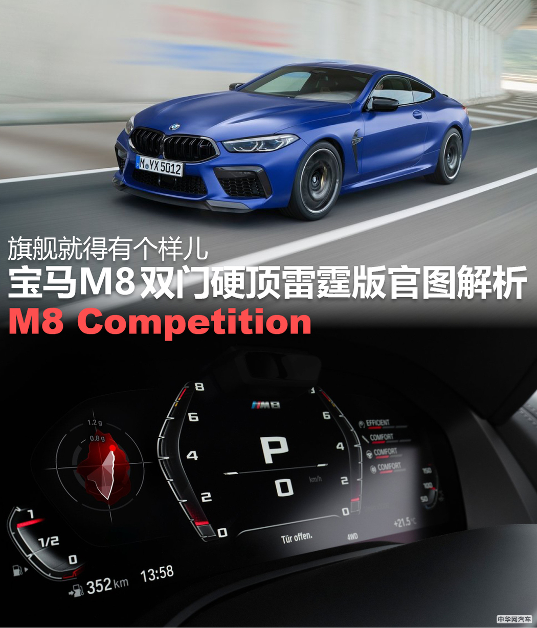 旗舰就得有个样儿 宝马M8 雷霆版官图解析