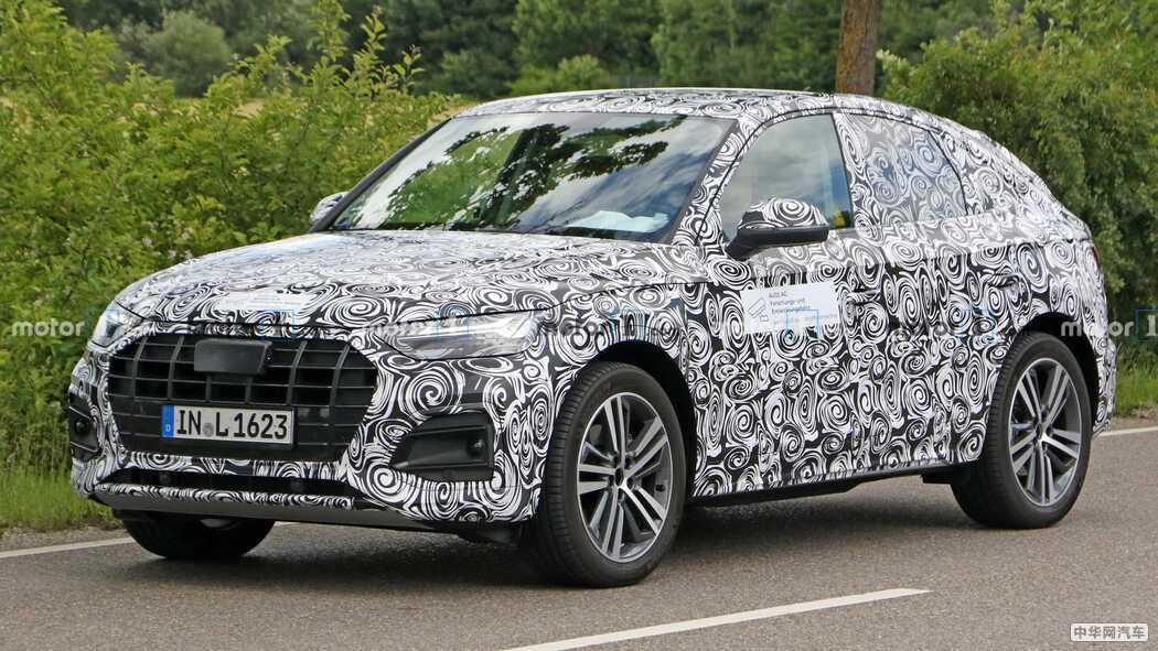 难掩倾斜车顶 2021奥迪Q5 Sportback谍照曝光