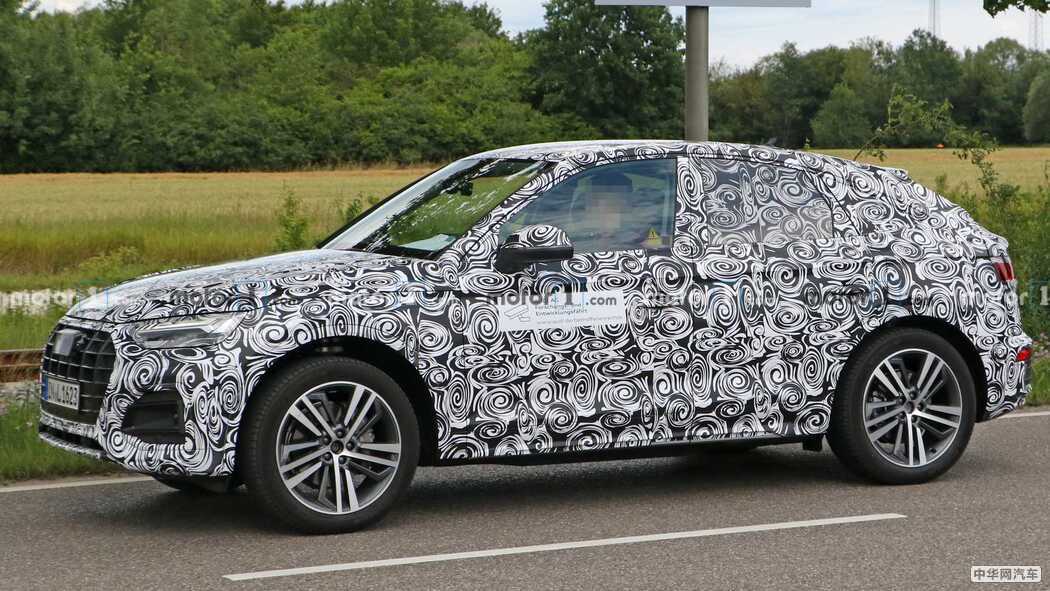 难掩倾斜车顶 2021奥迪Q5 Sportback谍照曝光