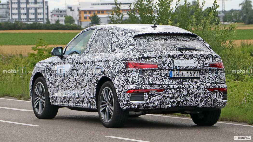 难掩倾斜车顶 2021奥迪Q5 Sportback谍照曝光