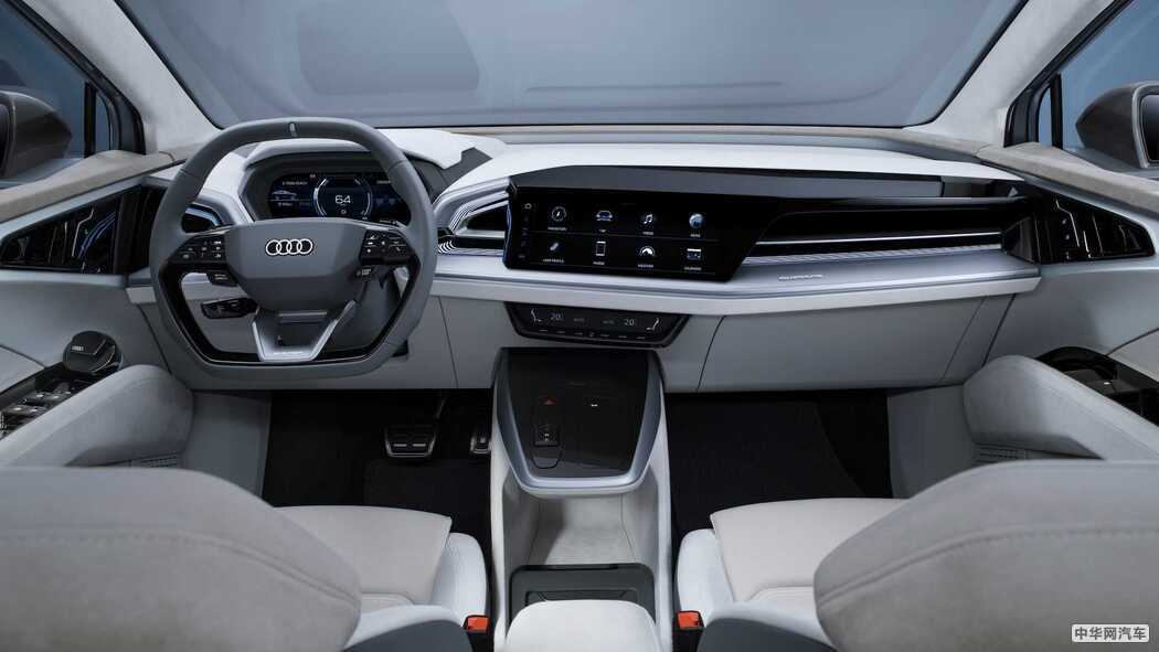 外形动感 奥迪Q4 E-Tron Sportback概念车亮相