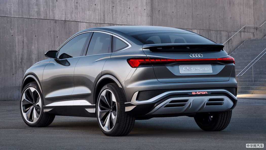 外形动感 奥迪Q4 E-Tron Sportback概念车亮相