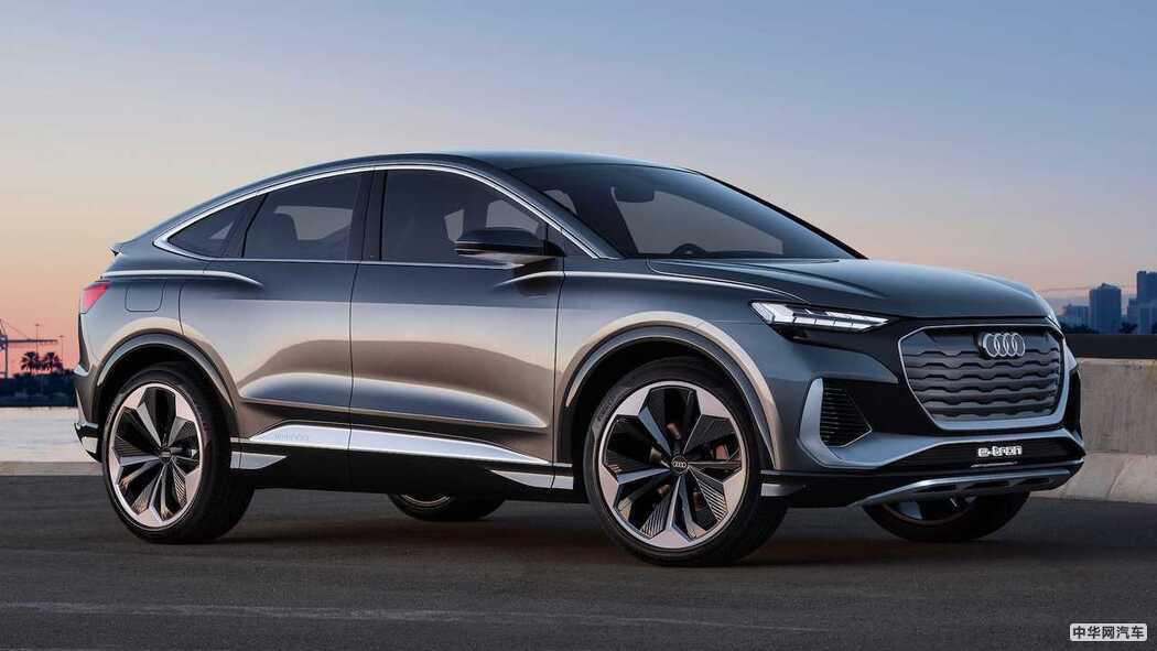 外形动感 奥迪Q4 E-Tron Sportback概念车亮相
