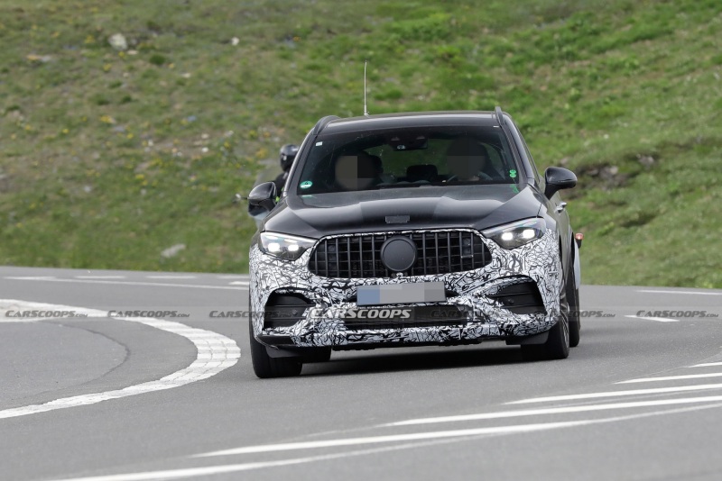 搭插混动力系统 新款梅赛德斯-AMG GLC 63谍照