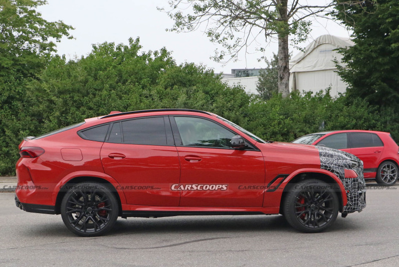 格栅/灯组调整 新款BMW X6 M路试谍照曝光